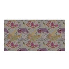 Pattern Armenian Birds Satin Wrap 35  X 70  by Gohar