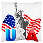 New York City Holiday United States Usa Large Cushion Case (One Side) Front