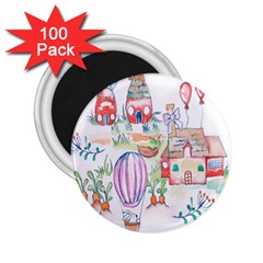 Easter Village  2 25  Magnets (100 Pack)  by ConteMonfrey