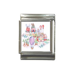 Easter Village  Italian Charm (13mm) by ConteMonfrey