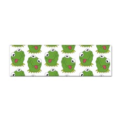 Kermit The Frog Pattern Sticker (bumper) by Valentinaart