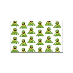 Kermit The Frog Sticker (rectangular) by Valentinaart