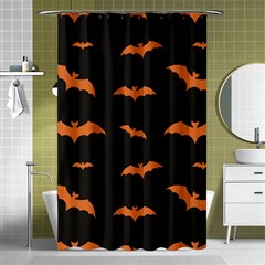 Bat Pattern Shower Curtain 48  X 72  (small)  by Valentinaart