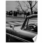 Convertible Classic Car At Paris Street Canvas 36  x 48  35.26 x46.15  Canvas - 1