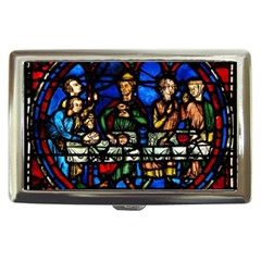 Window Stained Glass Chartres Cathedral Cigarette Money Case by danenraven