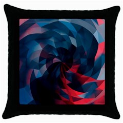 Art Polygon Geometric Design Pattern Colorful Throw Pillow Case (black) by Ravend