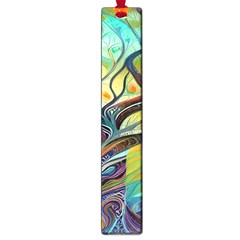 Tree Magical Colorful Abstract Metaphysical Large Book Marks by Ravend