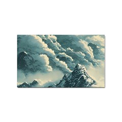 Mountains Alps Nature Clouds Sky Fresh Air Art Sticker Rectangular (10 Pack) by Pakemis