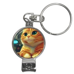 Cute Cat Cat Feline 3d Nail Clippers Key Chain by Pakemis