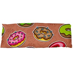 Doughnut Doodle Colorful Seamless Pattern Body Pillow Case Dakimakura (two Sides) by Pakemis