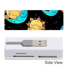 Seamless Pattern With Sun Moon Children Memory Card Reader (stick) by Pakemis