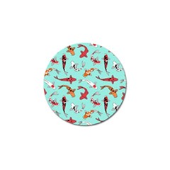 Pattern-with-koi-fishes Golf Ball Marker (10 Pack) by Pakemis