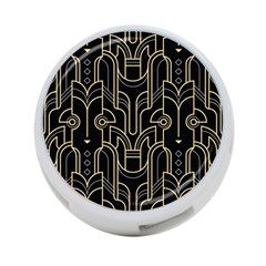 Art-deco-geometric-abstract-pattern-vector 4-port Usb Hub (one Side) by Pakemis