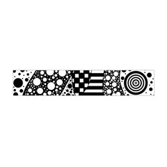 Black And White Flano Scarf (mini) by gasi