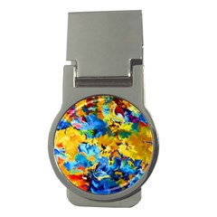 Abstract Art Money Clips (round)  by gasi