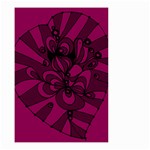 Aubergine Zendoodle Small Garden Flag (Two Sides) Front