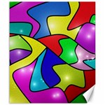 Colorful abstract art Canvas 20  x 24  19.57 x23.15  Canvas - 1