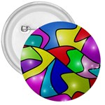 Colorful abstract art 3  Buttons Front