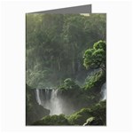 Waterfall River Fantasy Dream Planet Matte Greeting Cards (Pkg of 8) Left