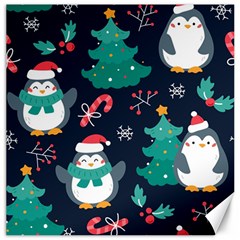 Colorful Funny Christmas Pattern Canvas 16  X 16  by Uceng