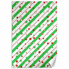 Christmas Paper Stars Pattern Texture Background Colorful Colors Seamless Canvas 20  X 30  by Uceng