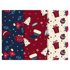 Flat Design Christmas Pattern Collection Art Flano Blanket (extra Small) by Uceng