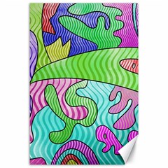 Colorful Stylish Design Canvas 24  X 36  by gasi