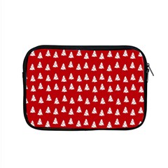 White Christmas Tree Red Apple Macbook Pro 15  Zipper Case by TetiBright