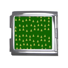 Green Christmas Trees Green Mega Link Italian Charm (18mm) by TetiBright