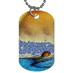 Abstract Painting Art Texture Dog Tag (one Side) by Ravend