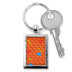 Roof Roofing Tiles  Key Chain (rectangle) by artworkshop