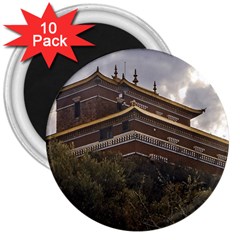 Buddhist Temple, Lavalleja, Uruguay 3  Magnets (10 Pack)  by dflcprintsclothing