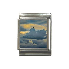 Bird Flying Over Stormy Sky Italian Charm (13mm) by dflcprintsclothing