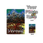 Colorful Verona Olive tree Playing Cards 54 Designs (Mini) Front - Spade2