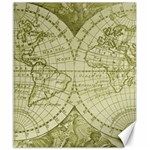 Vintage Mapa Mundi  Canvas 20  x 24  19.57 x23.15  Canvas - 1