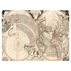 Mapa Mundi - 1774 Premium Plush Fleece Blanket (extra Small) by ConteMonfrey