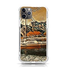 Art Boats Garda, Italy  Iphone 11 Pro 5 8 Inch Tpu Uv Print Case by ConteMonfrey