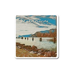 Lake Garda Square Magnet by ConteMonfrey