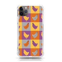 Chickens Pixel Pattern - Version 1a Iphone 11 Pro Max 6 5 Inch Tpu Uv Print Case by wagnerps