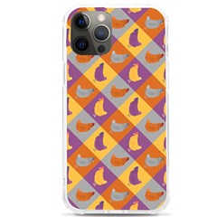 Chickens Pixel Pattern - Version 1b Iphone 12 Pro Max Tpu Uv Print Case by wagnerps