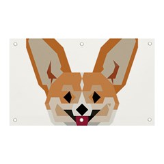 Cardigan Corgi Face Banner And Sign 5  X 3  by wagnerps