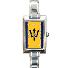 Barbados Rectangle Italian Charm Watch by tony4urban