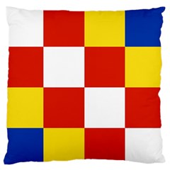 Antwerp Flag Large Premium Plush Fleece Cushion Case (one Side) by tony4urban