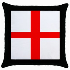 England Throw Pillow Case (black) by tony4urban