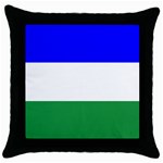 Ladinia Flag Throw Pillow Case (Black) Front