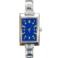 Europe Rectangle Italian Charm Watch by tony4urban