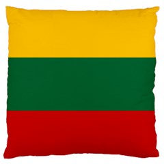 Lithuania Large Premium Plush Fleece Cushion Case (two Sides) by tony4urban