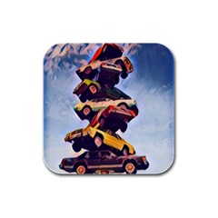 Berwyn Car Kebob Rubber Square Coaster (4 Pack) by StarvingArtisan