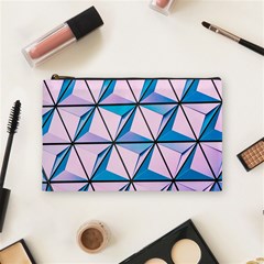 Geometric Shapes Pattern Cosmetic Bag (medium) by artworkshop