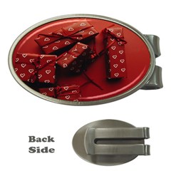 Valentines Gift Money Clips (oval)  by artworkshop